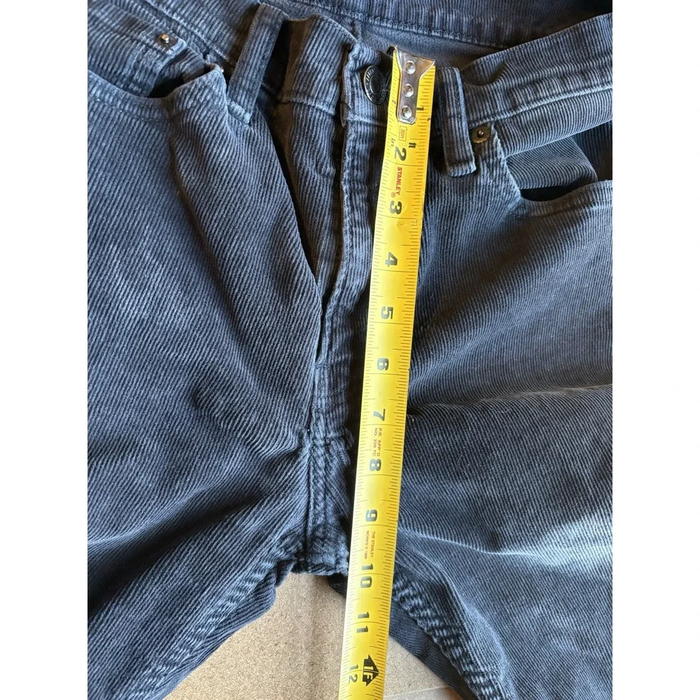 LEVIS Black Corduroy Pants‎ Mens 31x27 Straight Fit Cord Jeans Casual